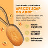 Eco Bath Apricot Soap on a Rope - 220g - Eco Bath London