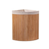 Eco Bath Bamboo Laundry Basket with Lid and Removable Lining - Eco Bath London