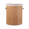 Eco Bath Bamboo Laundry Basket with Lid and Removable Lining - Eco Bath London