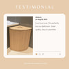 Eco Bath Bamboo Laundry Basket with Lid and Removable Lining - Eco Bath London
