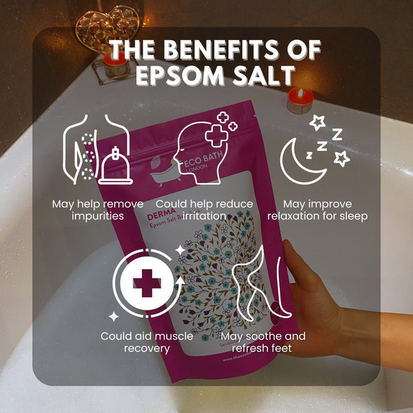 Eco Bath Derma Epsom Salt Bath Soak - Pouch | 500g & 1000g - Eco Bath London