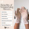 Eco Bath London Moisturising Gloves - 1 Pair, Ultra Soft Hand Gloves for Eczema & Dry Hands - Eco Bath London
