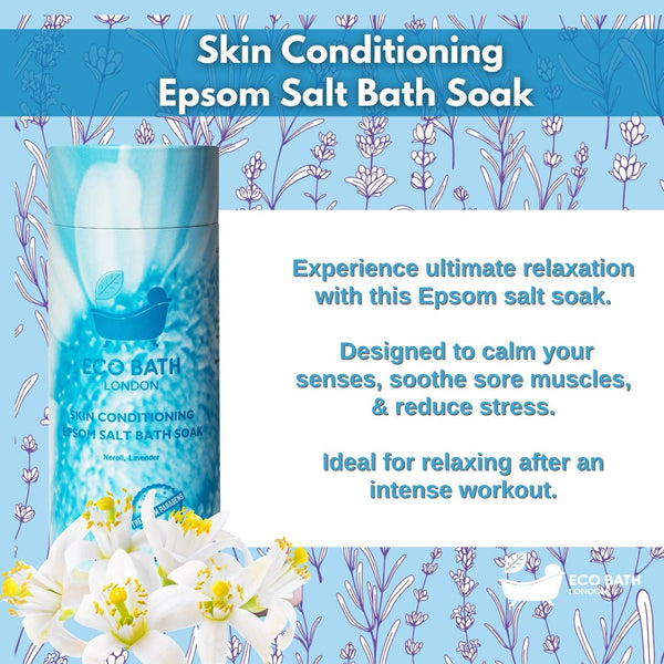 Eco Bath London Skin Conditioning Epsom Salt Bath Soak - Tube - Eco Bath London