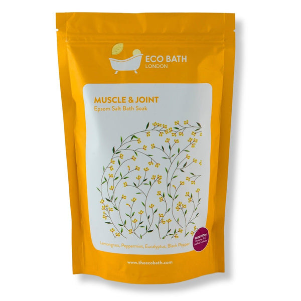 Eco Bath Muscle and Joint Epsom Salt Bath Soak - Pouch | 500g & 1000g - Eco Bath London