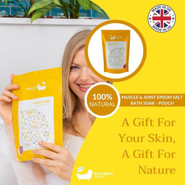 Eco Bath Muscle and Joint Epsom Salt Bath Soak - Pouch | 500g & 1000g - Eco Bath London