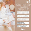 Eco Bath Natural Towelling Slippers - Naturally Hypoallergenic - Eco Bath London