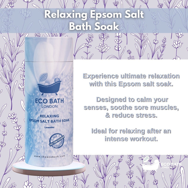 Eco Bath Relaxing Epsom Salt Bath Soak - Tube - Eco Bath London