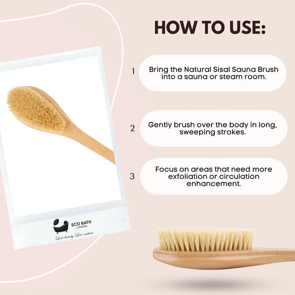 Natural Body Brush for Dry Brushing and Showers - Eco Bath London