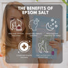 Plain Epsom Salt Bath Soak - Pouch | 500g & 1000g - Eco Bath London