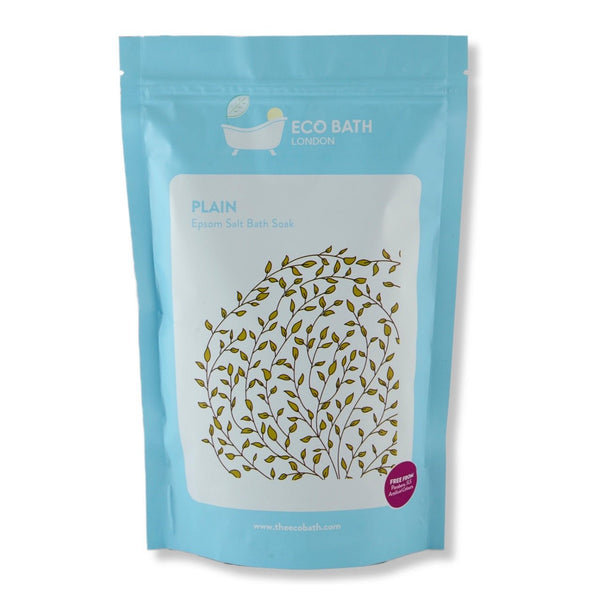 Plain Epsom Salt Bath Soak - Pouch | 500g & 1000g - Eco Bath London