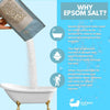 Plain Epsom Salt Bath Soak - Pouch | 500g & 1000g - Eco Bath London