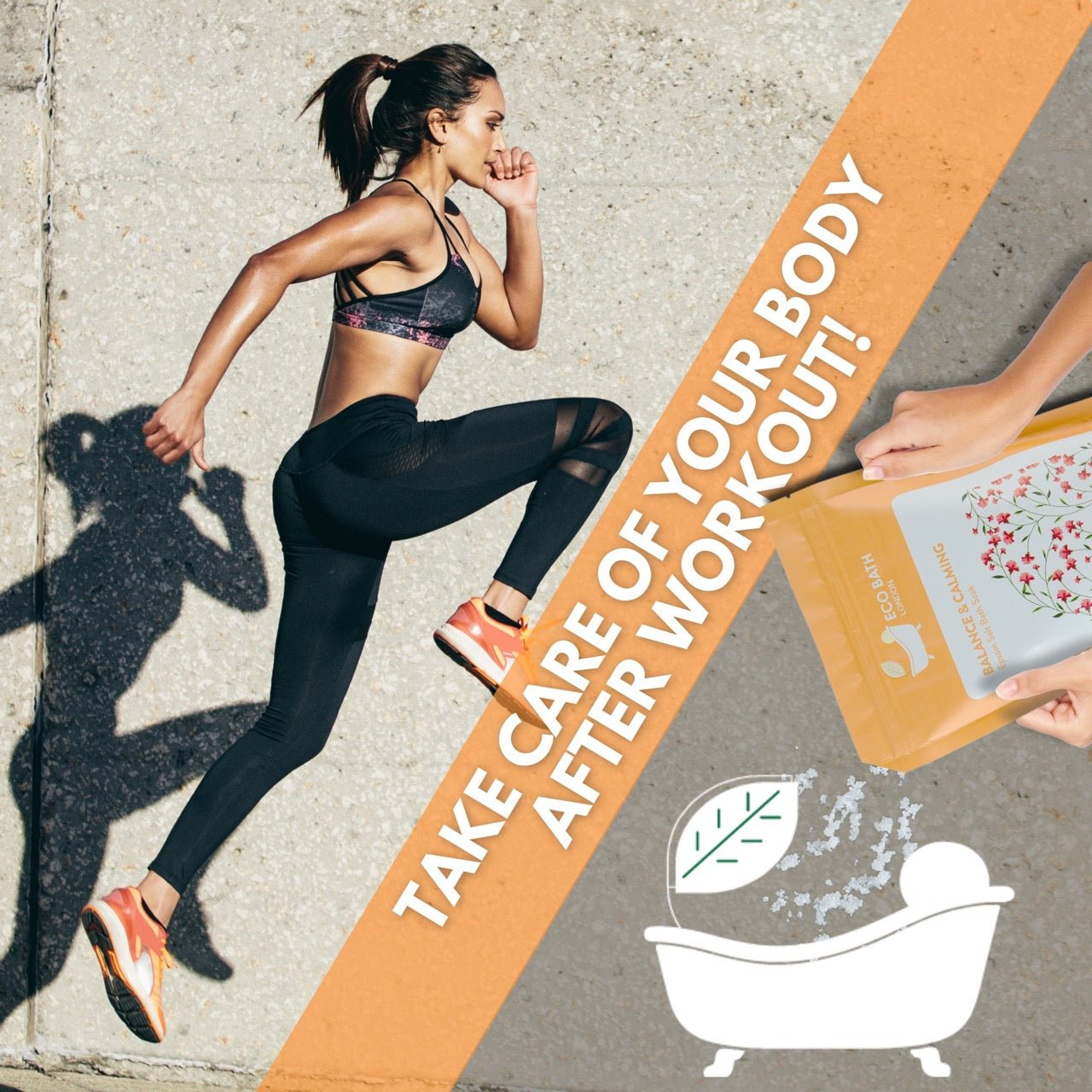 Eco Bath Balance and Calming Epsom Salt Bath Soak - Pouch | 500g & 1000g - Eco Bath London