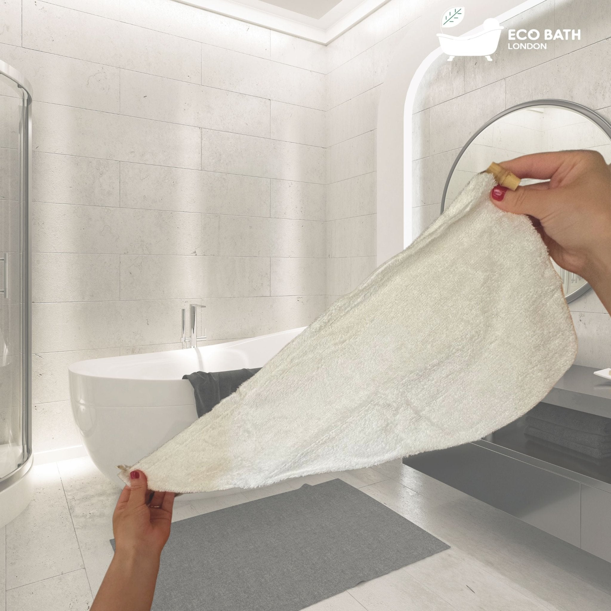 Eco Bath Bamboo Hair Drying Wrap - Eco Bath London