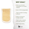 Eco Bath Cotton & Natural Sisal Massage Mitt - Eco Bath London