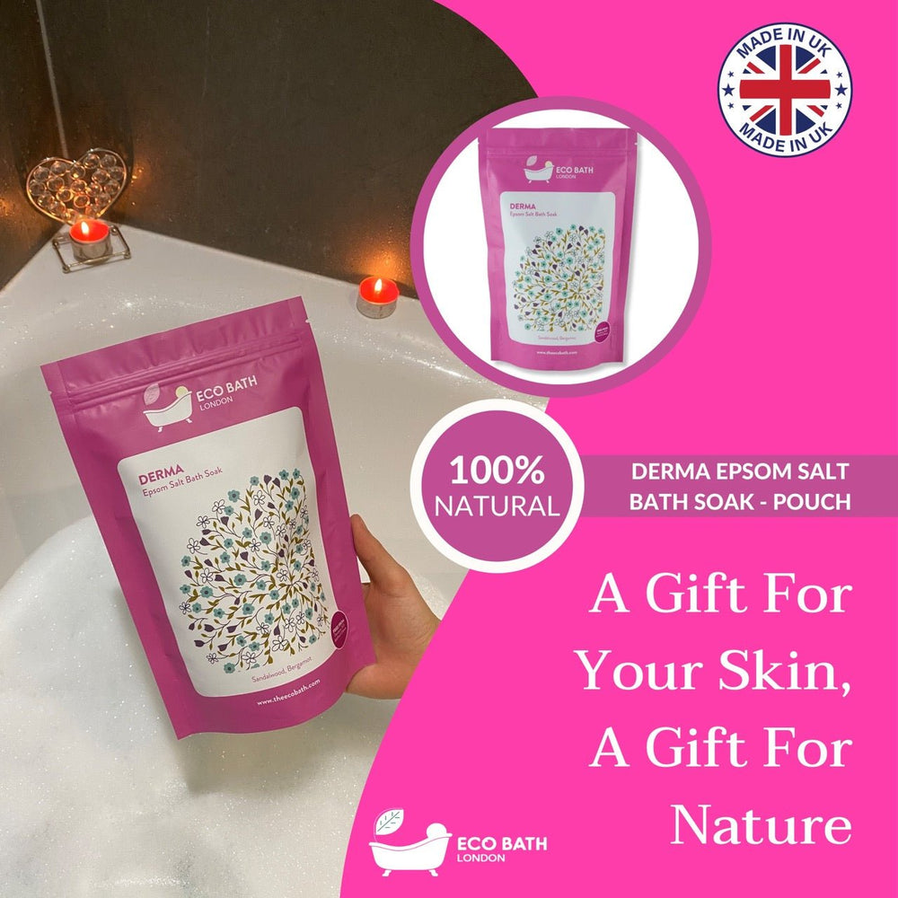 Eco Bath London Derma Epsom Salt Bath Soak Pouch 500g And 1000g