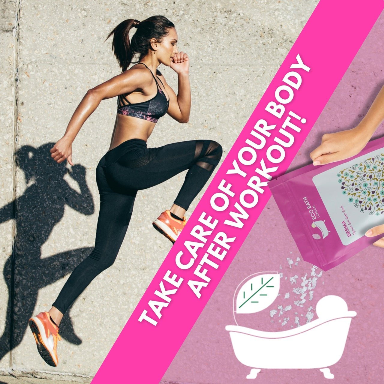 Eco Bath Derma Epsom Salt Bath Soak - Pouch | 500g & 1000g - Eco Bath London