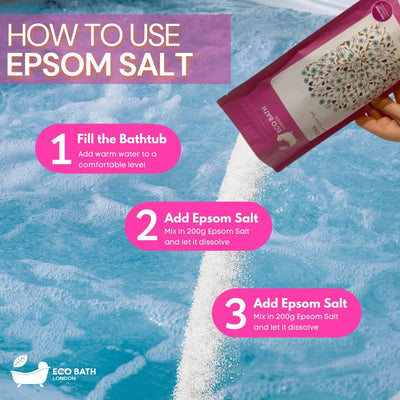 Eco Bath Derma Epsom Salt Bath Soak - Pouch | 500g & 1000g - Eco Bath London