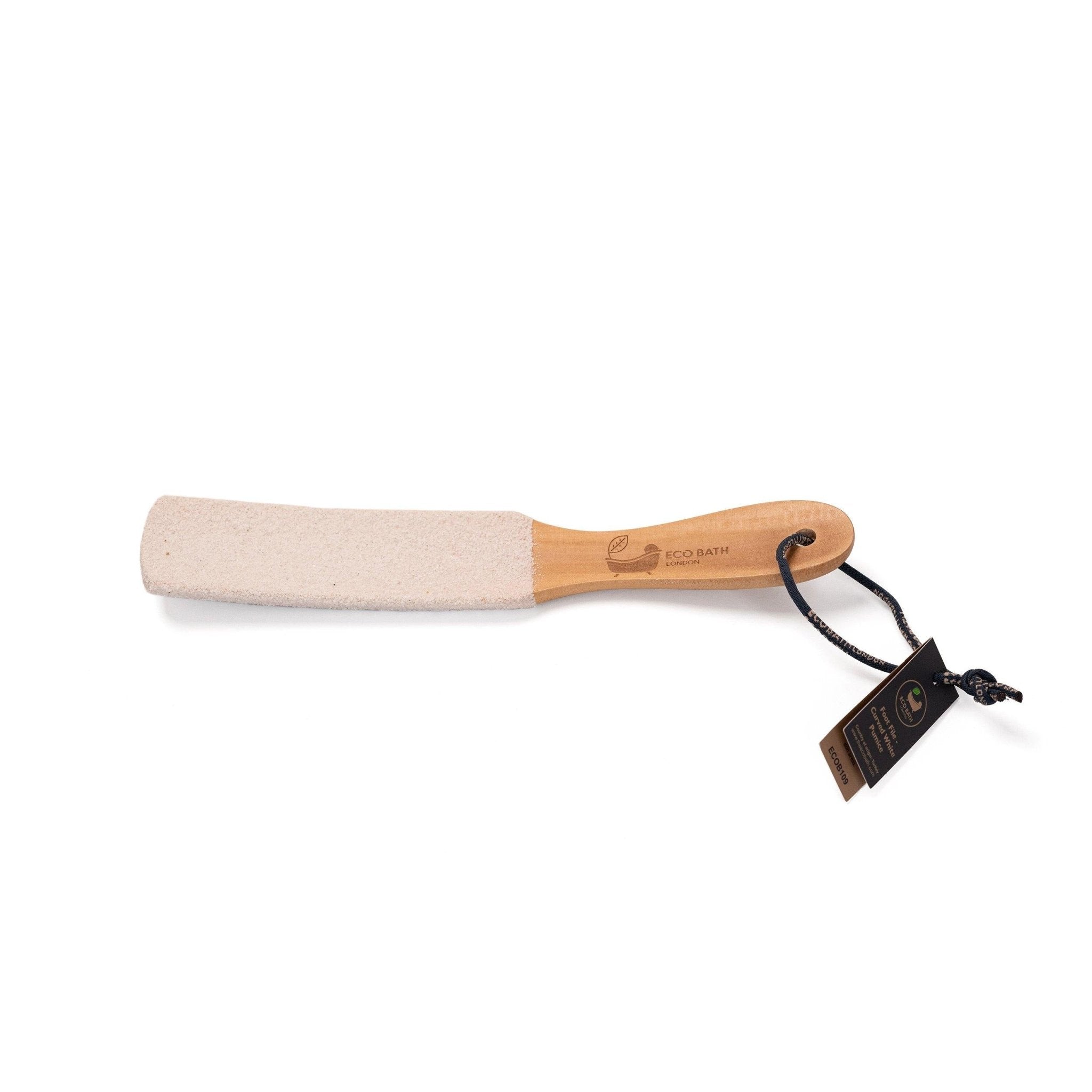 Eco Bath Foot File - Curved White Pumice - Eco Bath London
