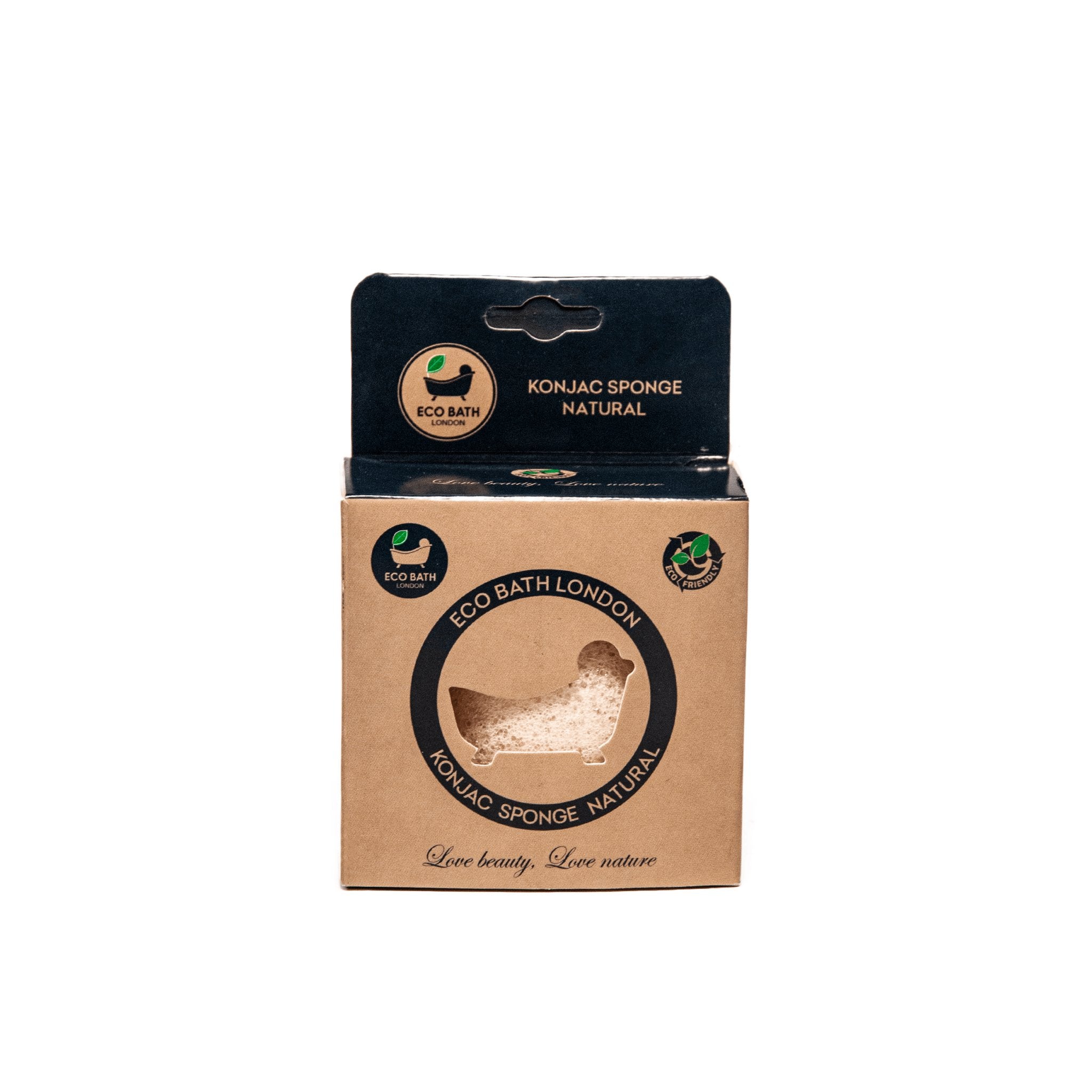 Eco Bath Konjac Sponge Natural - Eco Bath London