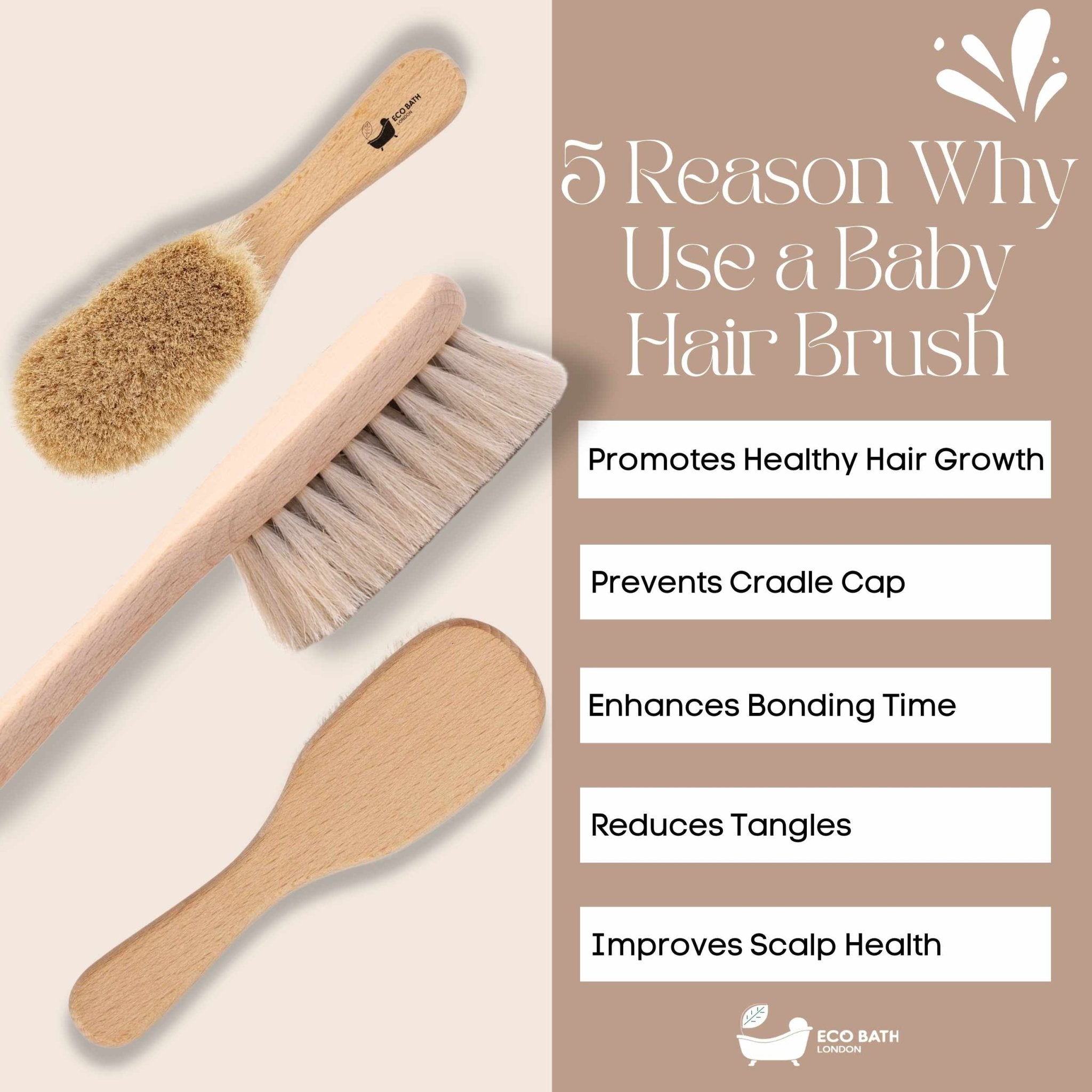 Eco Bath Baby Brush Goat Hair Ultra Soft Goat's Hair – Eco Bath