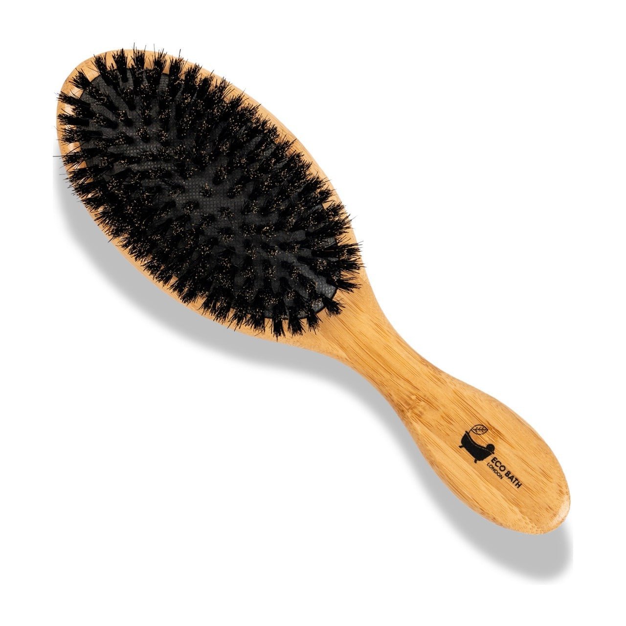 Eco Bath London Bamboo Hairbrush with Boar Bristles - Natural Sustainable Hair Care Solution - Eco Bath London