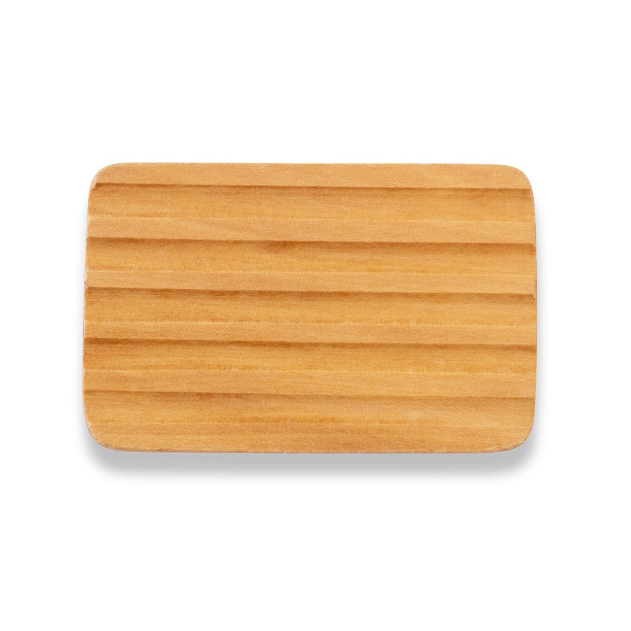 Eco Bath London Beech Wood Ridged Soap Dish - Eco Bath London