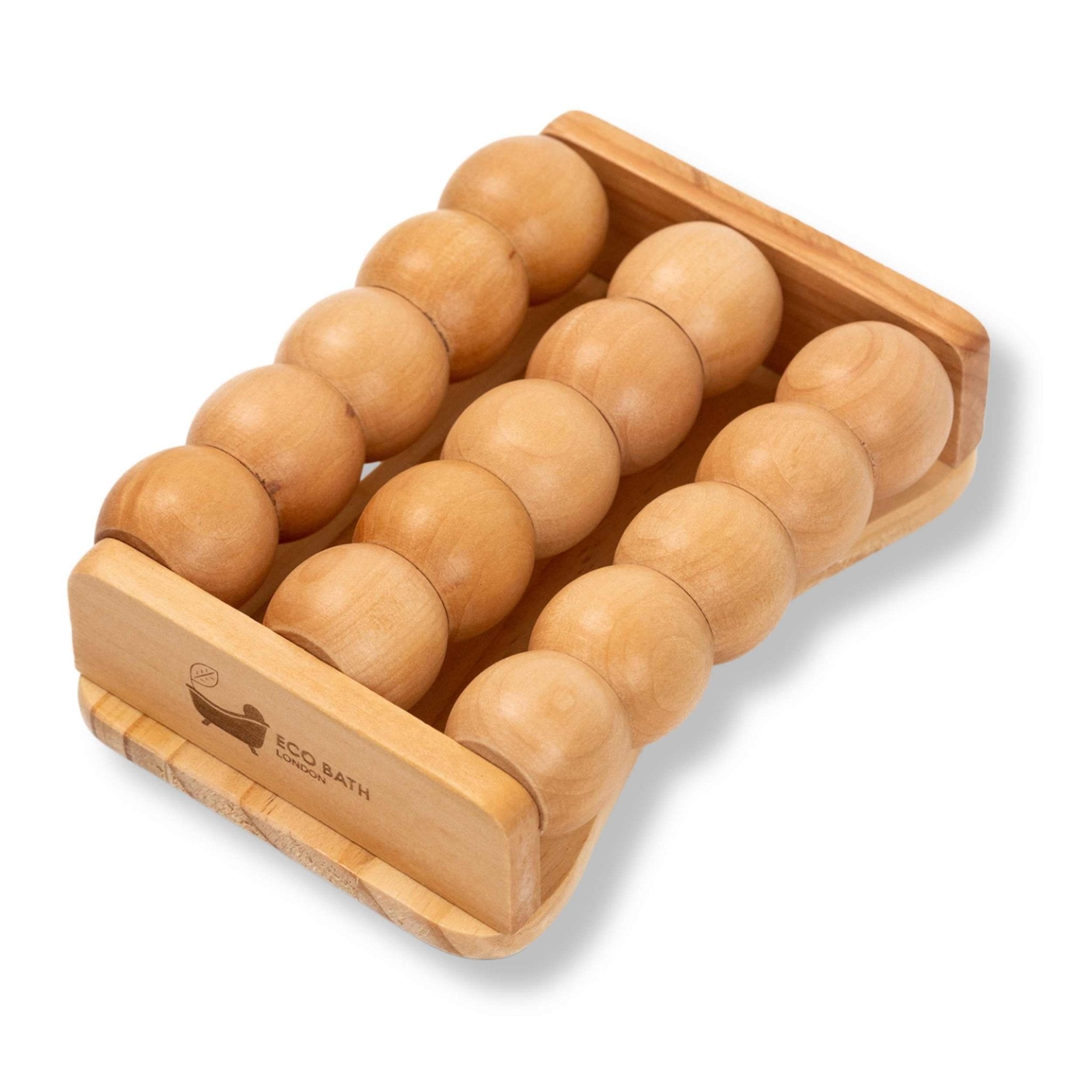 Eco Bath London Foot Roller - Wooden Foot Roller Massager for Pain Relief and Improved Circulation - Eco Bath London