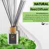 Eco Bath London Green Tea Reed Diffuser - Room Fragrance Diffuser - Refreshing Notes of Bergamot & Calm and Clean Notes of Green Tea Room Diffuser - 100ml (3.38 fl.oz) - Eco Bath London