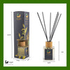 Eco Bath London Green Tea Reed Diffuser - Room Fragrance Diffuser - Refreshing Notes of Bergamot & Calm and Clean Notes of Green Tea Room Diffuser - 100ml (3.38 fl.oz) - Eco Bath London