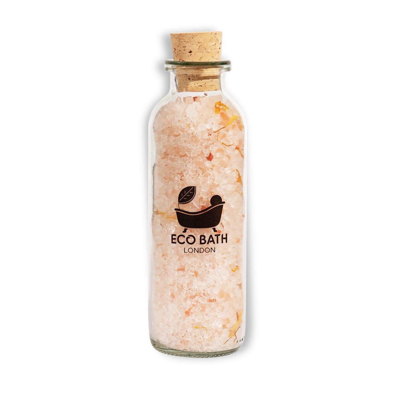 Eco Bath London Lemongrass Himalayan Bath Salt 300g - Premium Himalayan Salt Infused with Lemongrass & Calendula - Eco Bath London