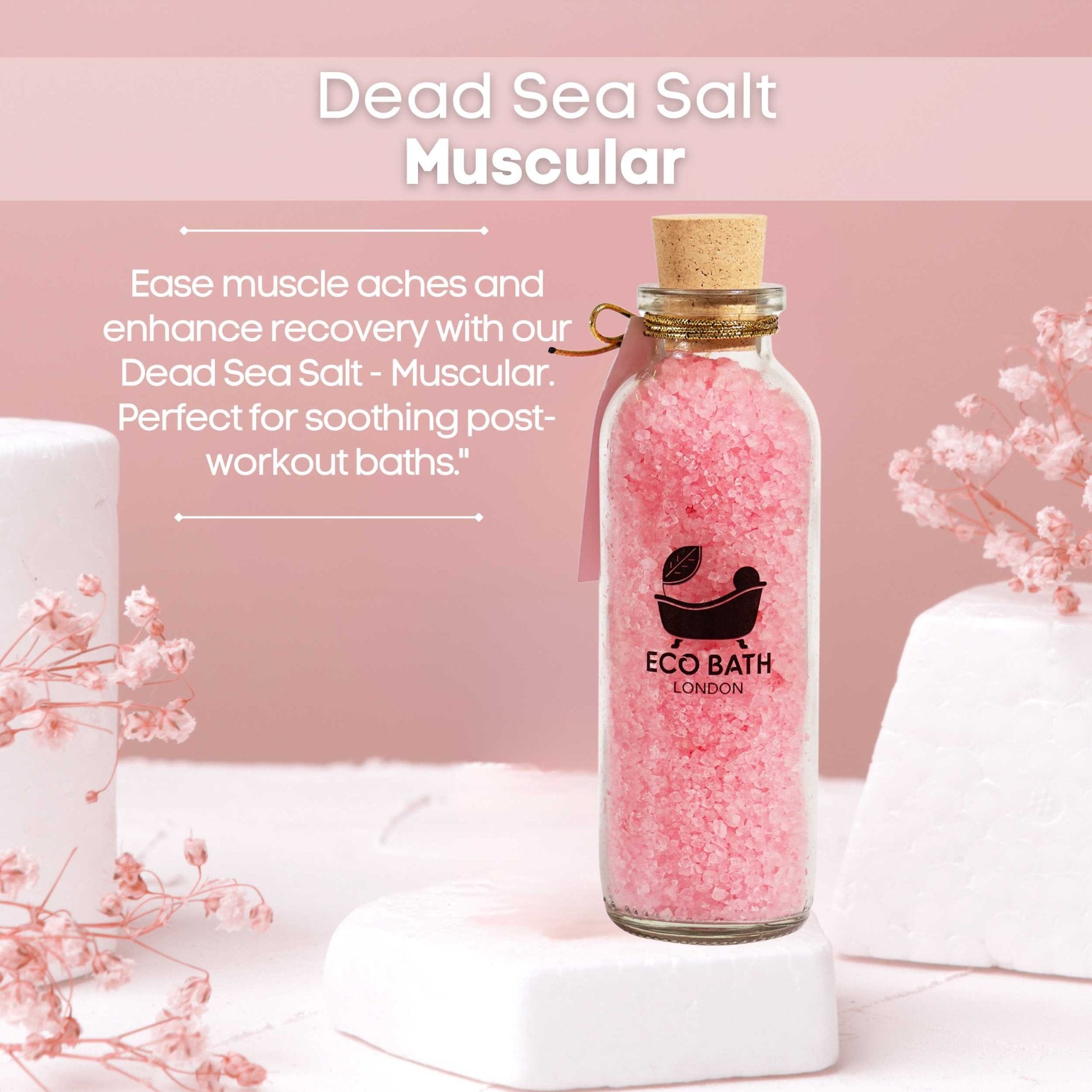 Eco Bath London Muscular Dead Sea Salt (300g) - Eco Bath London