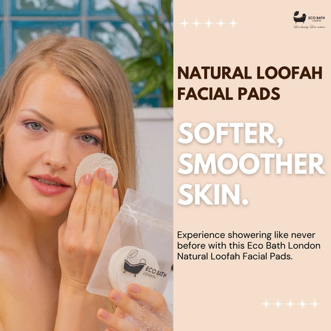 Eco Bath Natural Loofah Facial Discs (6x1)