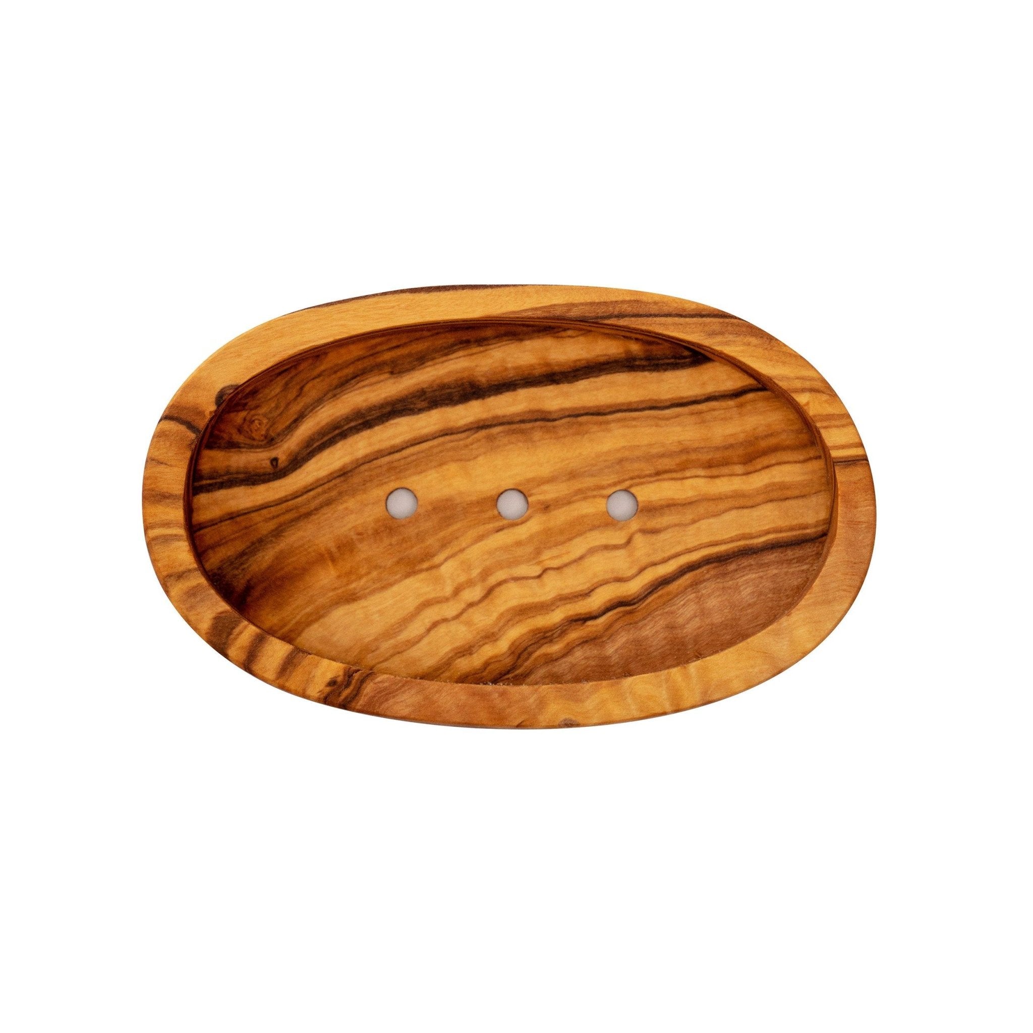 Eco Bath London Natural Wooden Soap Dish Collection - Olive Wood and Bamboo Variations, Eco - Friendly Soap Dish Holders for Bathroom - Eco Bath London