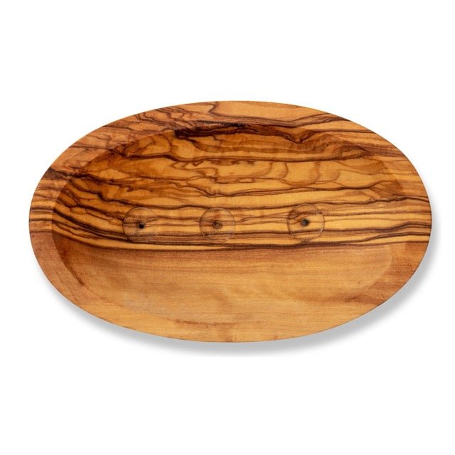 Eco Bath London Olive Wood Boat Shape Soap Dish - Eco Bath London