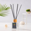 Eco Bath London Peony Reed Diffuser - Beautiful Bouquet of Peonies Fragrance Room Diffuser - Intensive - Fresh & Long Lasting Reed Diffusers for Living Room - 100ml (3.38 fl.oz) - Eco Bath London