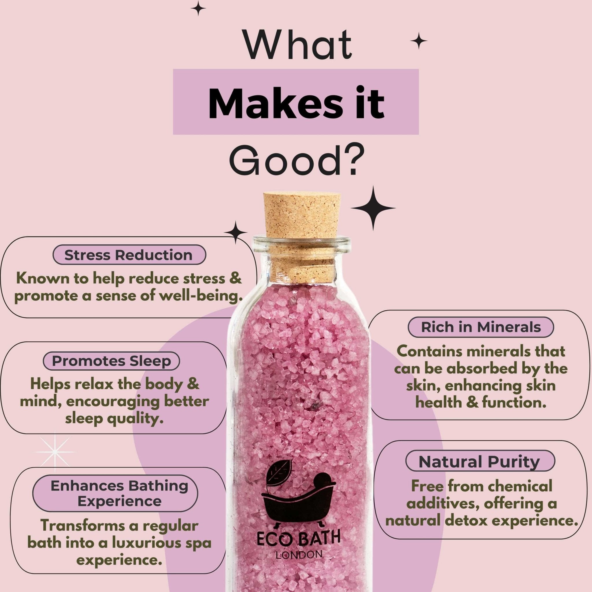Eco Bath London Relaxing Dead Sea Salt - 300g - Eco Bath London