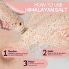 Eco Bath London Rose Himalayan Bath Salt 300g - Luxurious Rose Bath Salt Infused with Rose Petals - Eco Bath London