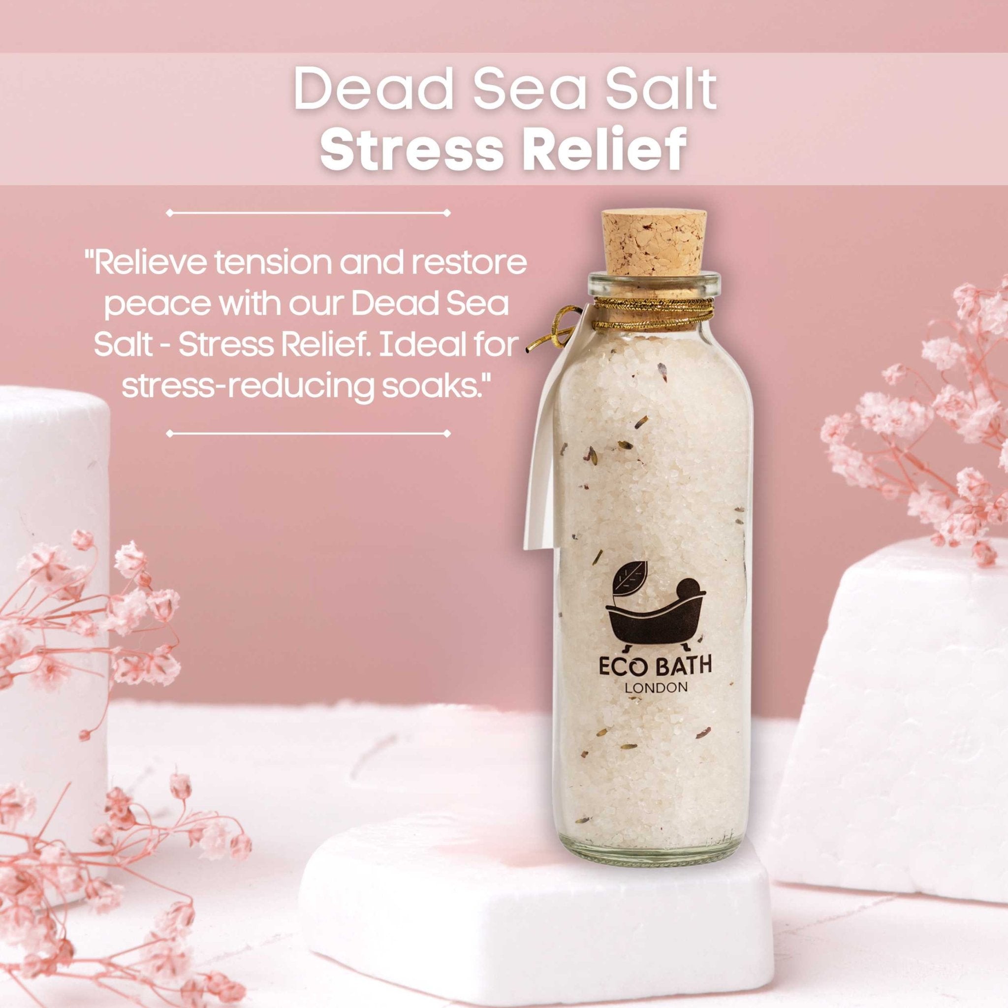 Eco Bath London Stress Relief Dead Sea Salt (300g) - Eco Bath London