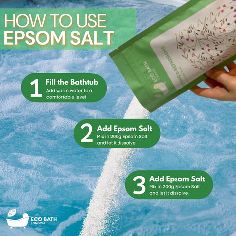 Eco Bath Uplifting and Refreshing Epsom Salt Bath Soak Pouch | 500g & 1000g