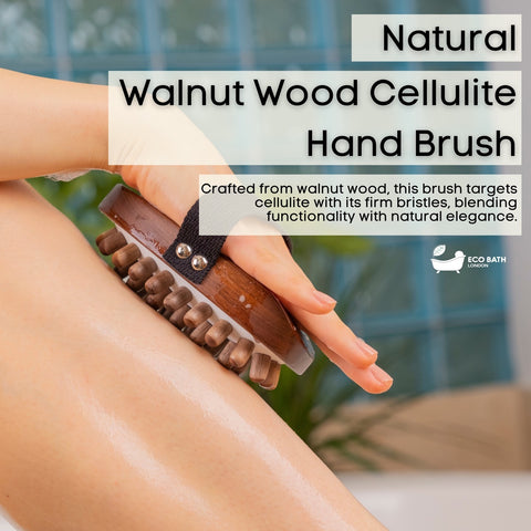 Eco Bath Walnut Wood Cellulite Hand Brush