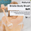 Eco Bath Natural Bristle Body Brush Detachable with Soft Bristles - Eco Bath London