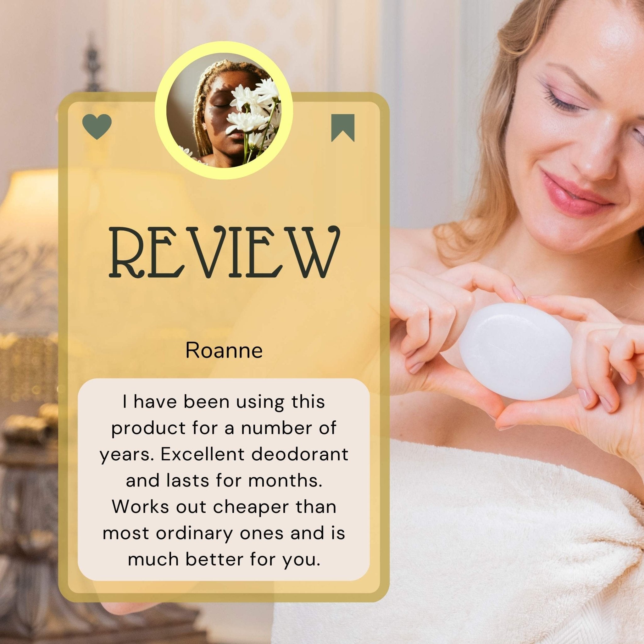 Eco Bath Natural Deodorant Stone (160gr) - Eco Bath London