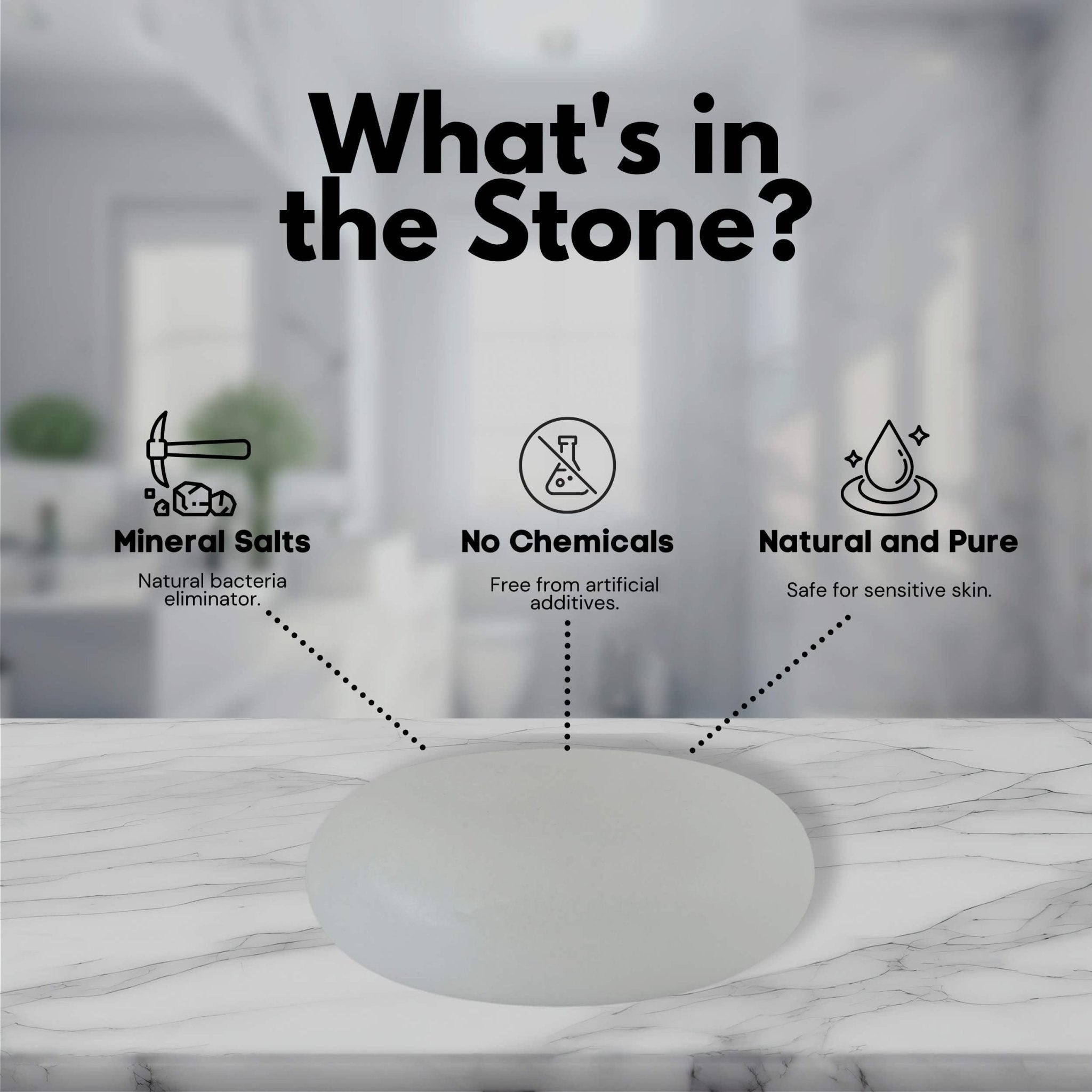 Eco Bath Natural Deodorant Stone (160gr) - Eco Bath London