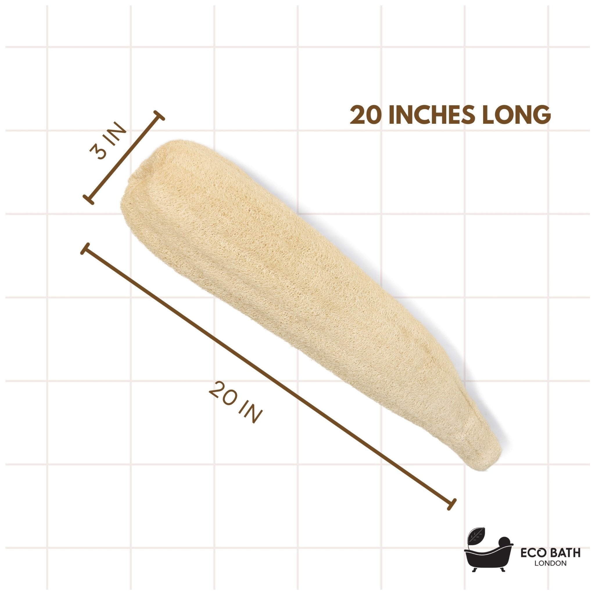 Eco Bath Natural Loofah [Home Grown] - Eco Bath London