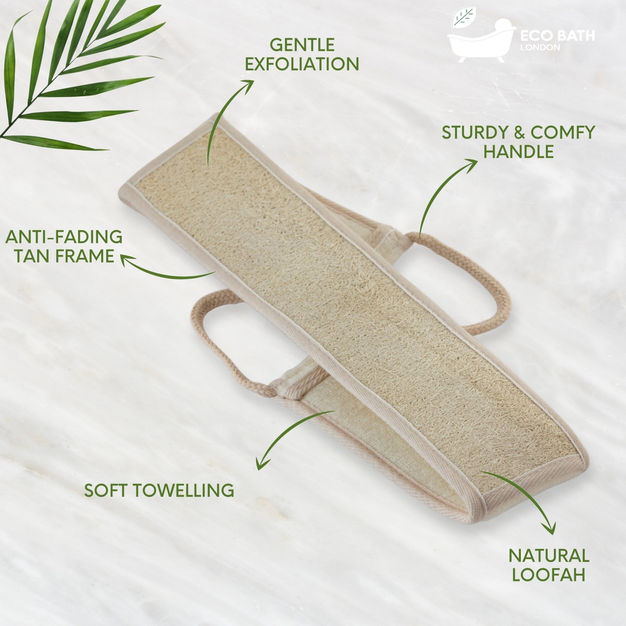 Eco Bath Natural Loofah Strap - Eco Bath London