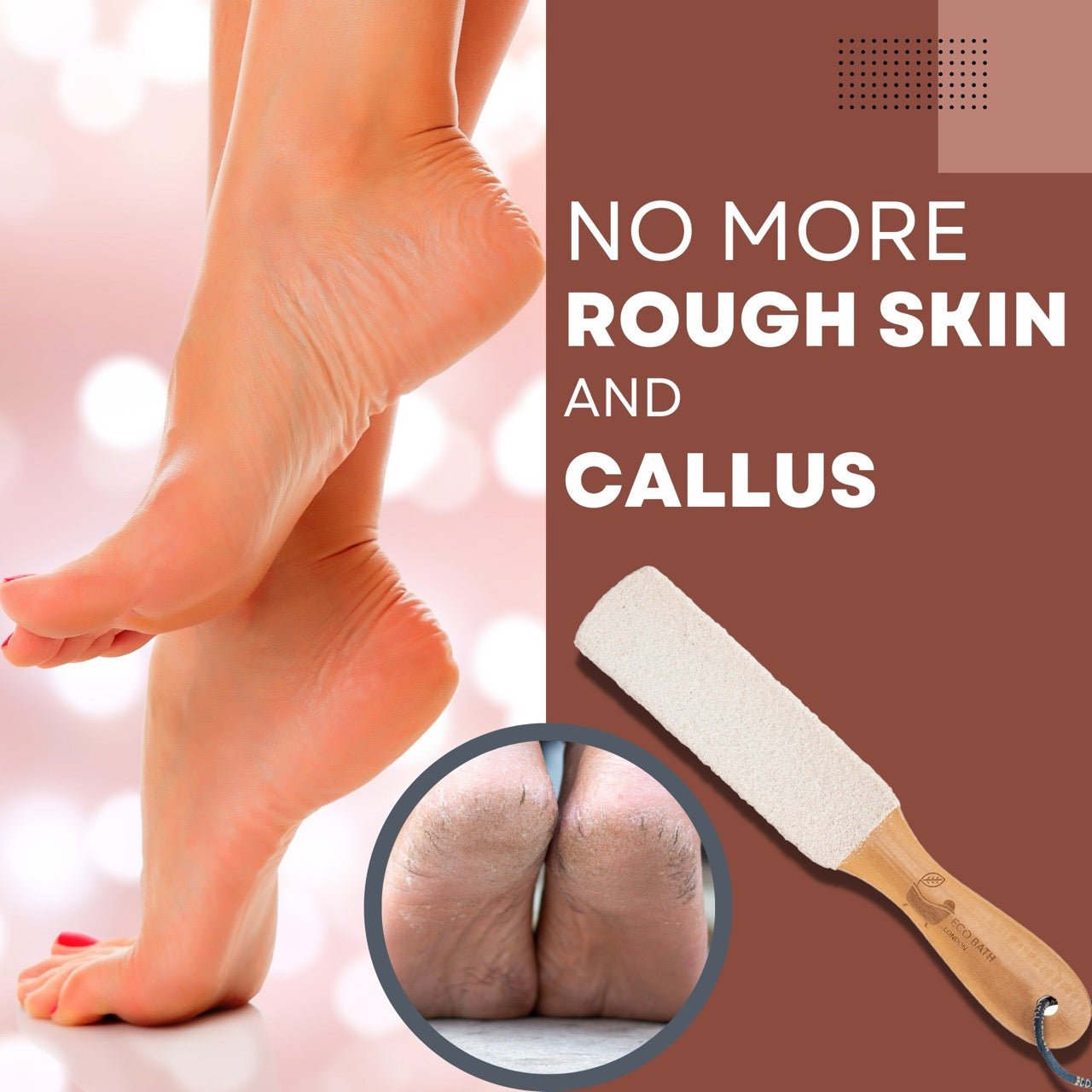 Eco Bath Natural Pumice Foot Files - Eco Bath London