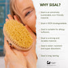 Eco Bath Natural Sisal Massage Hand Brush - Eco Bath London