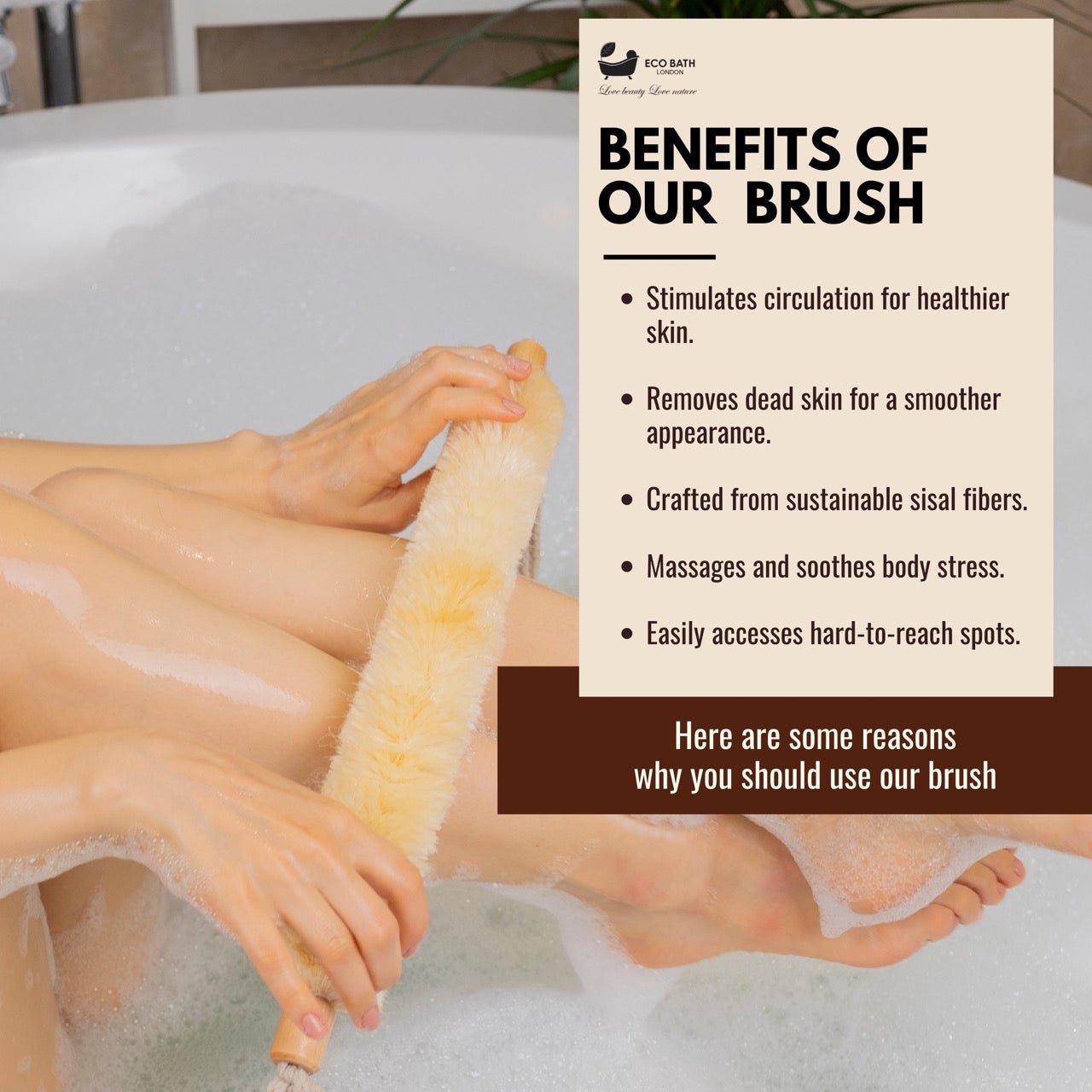 Eco Bath Natural Sisal Strap - Eco Bath London