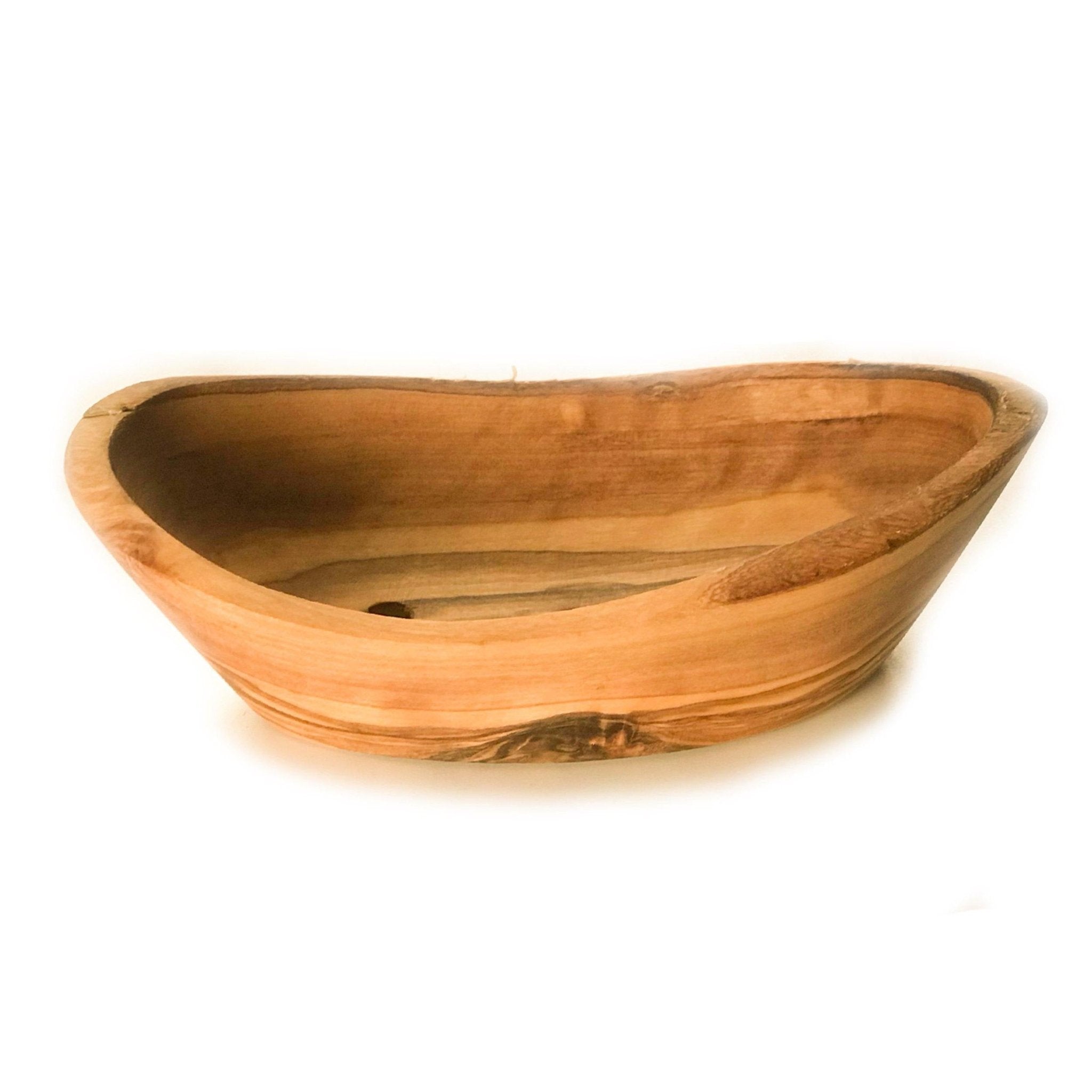 Eco Bath Soap Dish - Olive Wood Bath Shape - Eco Bath London