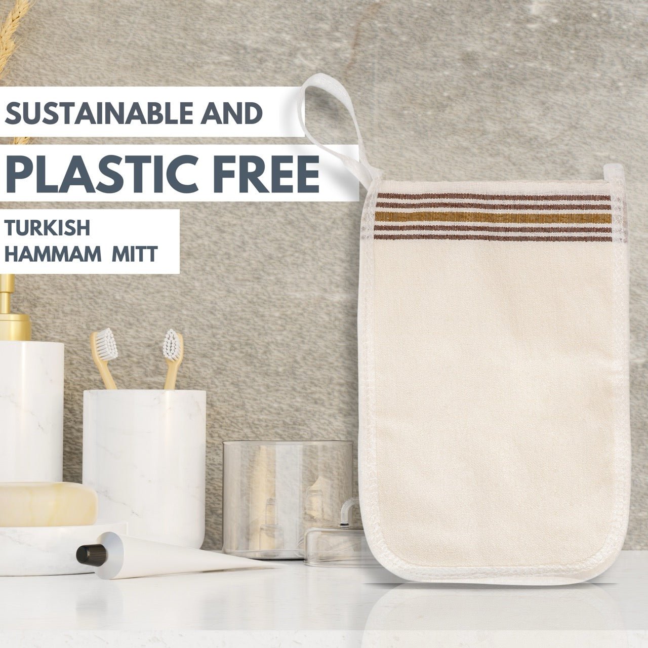 Eco Bath Turkish Bath Mitt (Fine Texture) - Eco Bath London